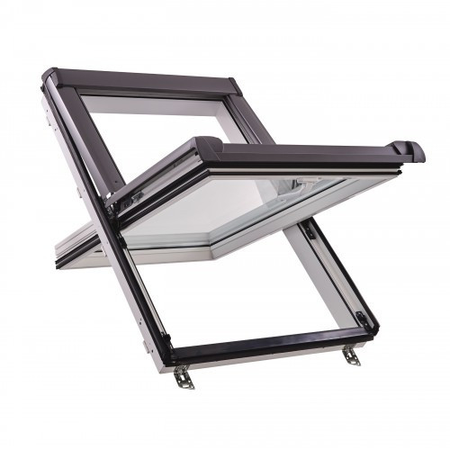 Мансардне вікно ПВХ ROTO Designo R4 WD R45 K Київ - фото 2