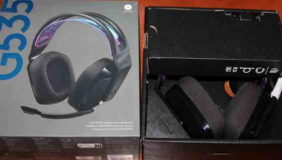 Ігрові навушники з мікрофоном Logitech G535 Lightspeed Black. НОВІ Київ