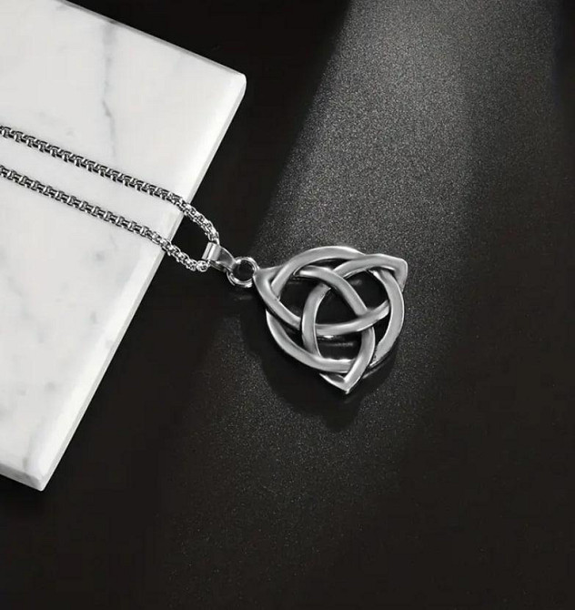 Підвіска-амулет у скандинавському стилі «Кельтський вузол Трикветр», Скандинавський кельтський амуле Київ - фото 5