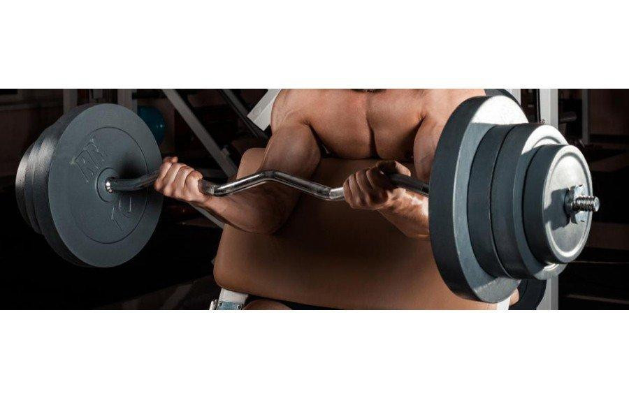 Штанга набірна W-подібна на 50 кг з хромованим грифом Гантелі, гирі, штанги та диски граниліт Київ - фото 4