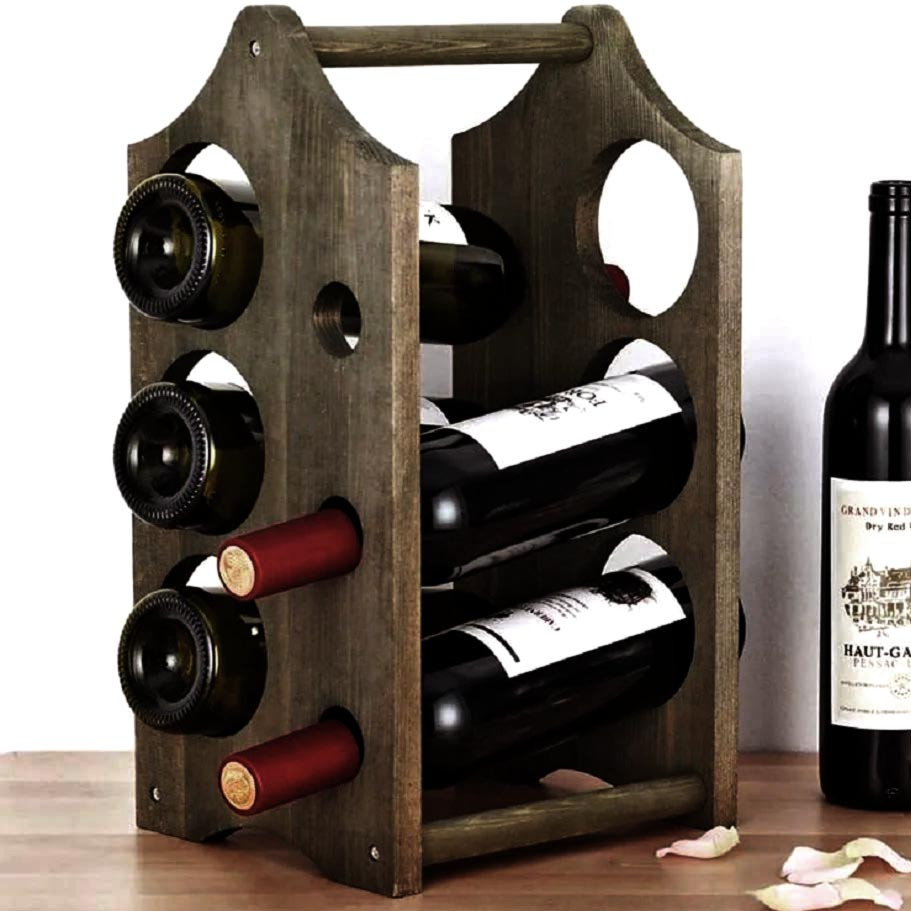 Настольная винная полка 