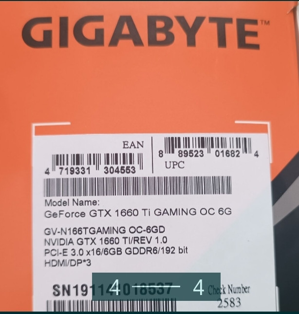 Видеокарта Gigabyte GeForce GTX 1660 ti Gaming OC 6GB GDDR6 Киев - изображение 1