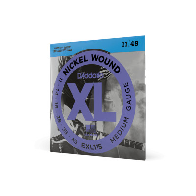 Струны для гитары D'Addario XL Nickel Wound Medium (11-49) (EXL115) Винница - изображение 2