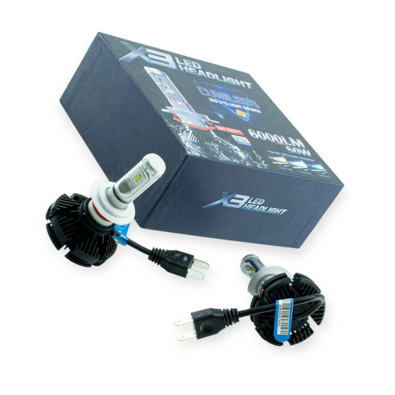 Автолампа H7 12V-24V X3 6000K 6000L 50W радиатор Optimal-L LED Мукачево - изображение 1