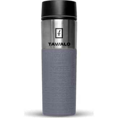 Термокружка Tavialo + 2 ущільнювальних кільця 420 мл Сірий (190420110) Винница