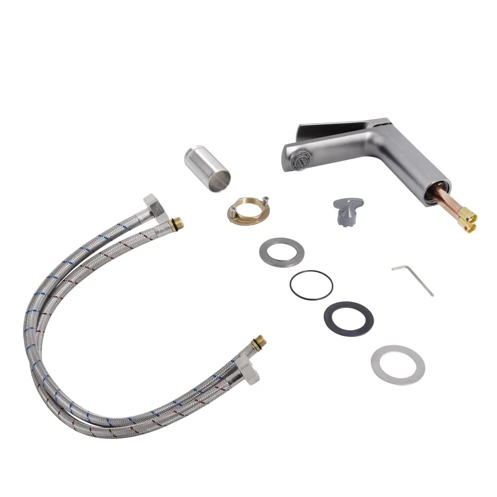 Смеситель для раковины Qtap Slavonice QTSLA270GMB45924 Gunmetal Black PVD графит Киев - изображение 4