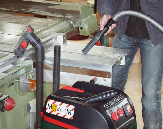 Профессиональный пылесос Metabo ASR 35 L ACP : 1400 Вт, 35 л, 248 мБар, 3660 л/мин, вес 16 кг Киев