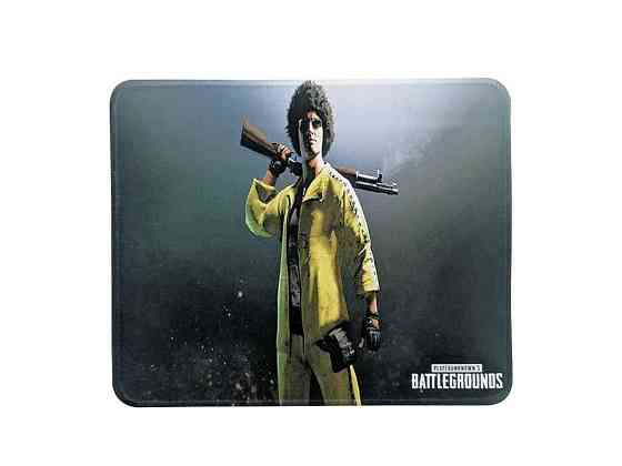 Килимок для мишки 250х210мм BattleGrounds (жовтий плащ), антиковзна основа ТМ Gerlax Киев