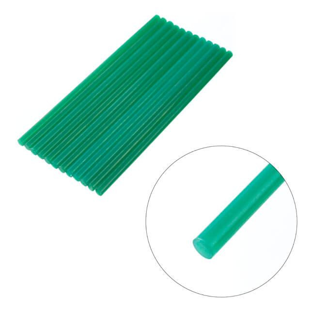 Комплект клейових стрижнів зелених, 7,4×200 мм, 12 шт. INTERTOOL RT-1059 Київ - фото 3
