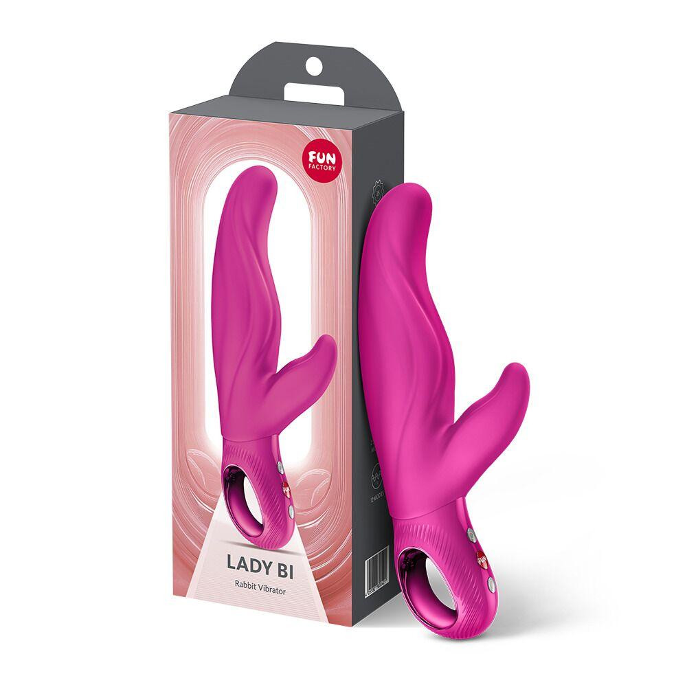 Вібратор-кролик для точки А Fun Factory LADY BI Magenta, 2 мотори, 12 режимів Sex Aura Київ - фото 8