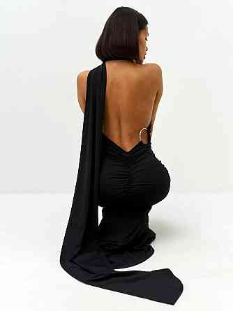 Жіноча елегантна романтична максі-сукня з мікродайвінга Одеса