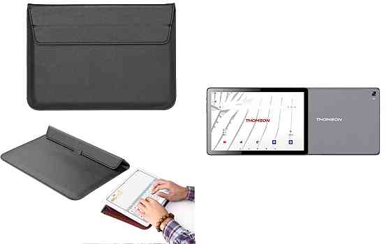 Чехол-конверт VitoCase для Thomson TEOX10 LTE, с функцией подставки для планшета Черный Киев