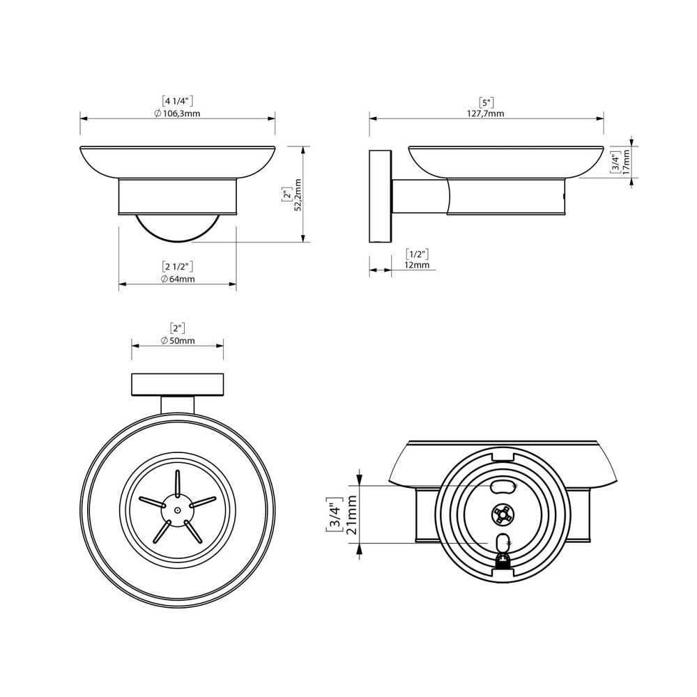 Набор аксесуаров для ванной SONIA ASTRAL KIT( 6 предметов) 181285 Киев - изображение 6