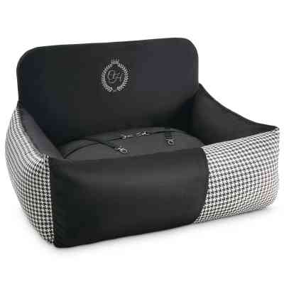 Автомобільне крісло для тварин Chloe&apos;s Home Porto black подвійне 68х48 см чорне (CLH1233) Вінниця