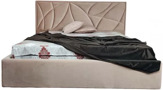 Ліжко BNB Двоспальне Aurora Comfort 180 x 200 см Simple З підйомним механізмом та нішою для білизни Мокко Київ