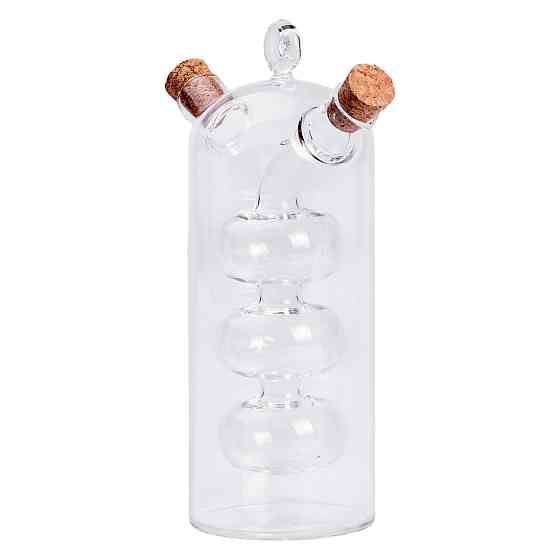 Пляшка для олії та оцту 2 в 1 скляна 400 мл для оливкової, соняшникової олії та оцту HP-34-15 Київ