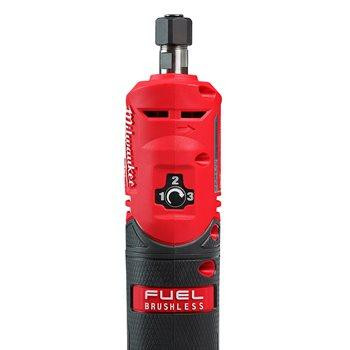 Аккумуляторная цанговая прямошлифмашина M12FDGS-422B FUEL MILWAUKEE (акум 2Аг, аккум. 4Аг, зарядное устройство, лаванда 6 мм, цанга 8 м Одесса - изображение 5