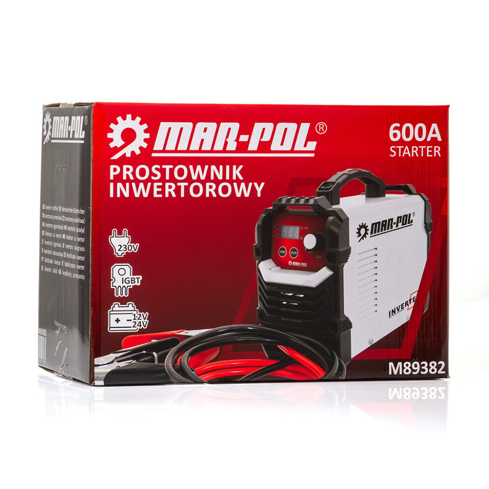 Пуско-зарядний пристрій з функцією зарядки та запуску двигуна 12/24 В Mar-Pol (M89382) Нововолинськ - фото 10