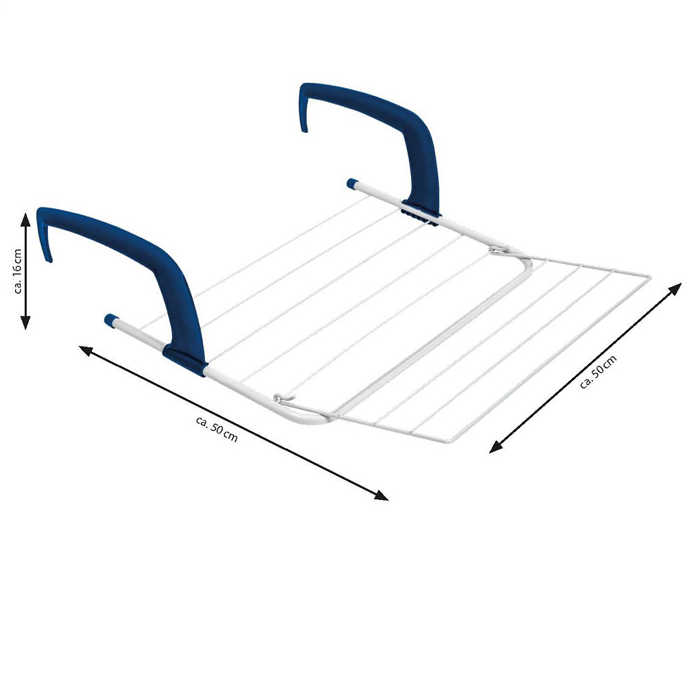 Сушарка для білизни навісна Casa Si Hot Plus White (CS92733H06) Київ - фото 2