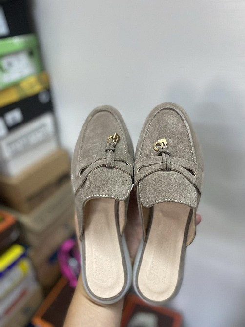 Шльопанці жіночі GREMMY капучино натуральна замша весна-осінь размеры 36-40 (5523) Коломия - фото 3