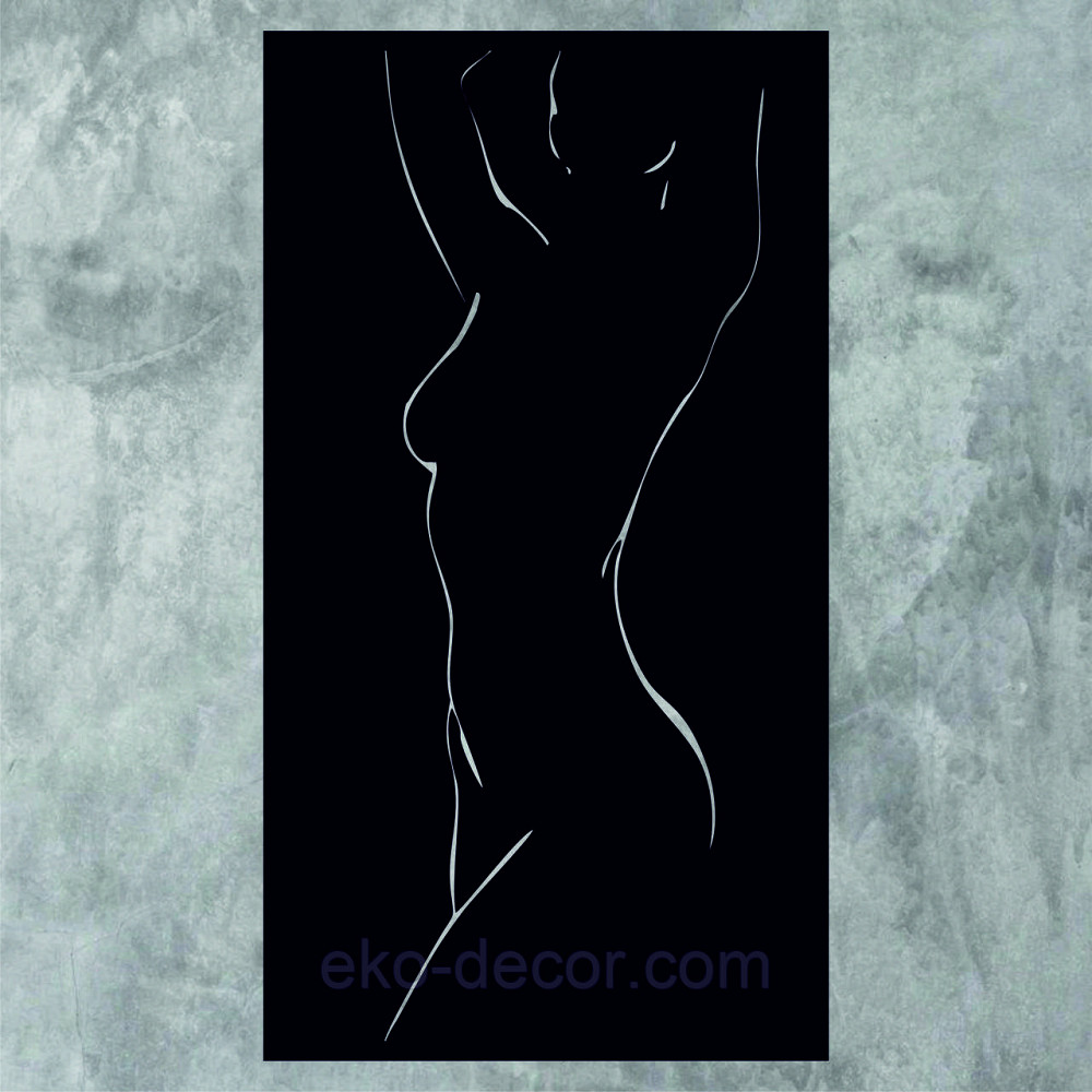 Декоративне настінне Панно «Силует жінки», Декор на стіну Київ - фото 6