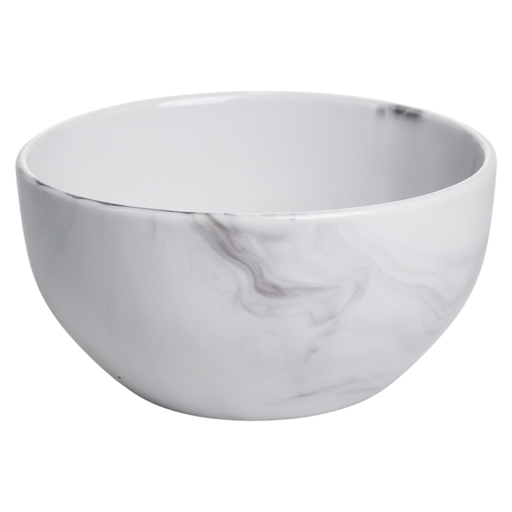 Столовий набір посуду тарілок і чашок 24 предметів на 6 персон Marmor порцеляновий MD-24-2G Коломия - фото 4