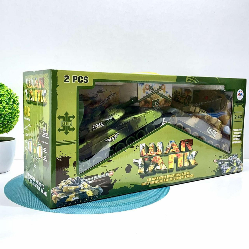 Ігровий набір 2в1 танки на радіокеруванні 31 см на акумуляторі звукові ефекти (9993-2PC) Чернігів - фото 9