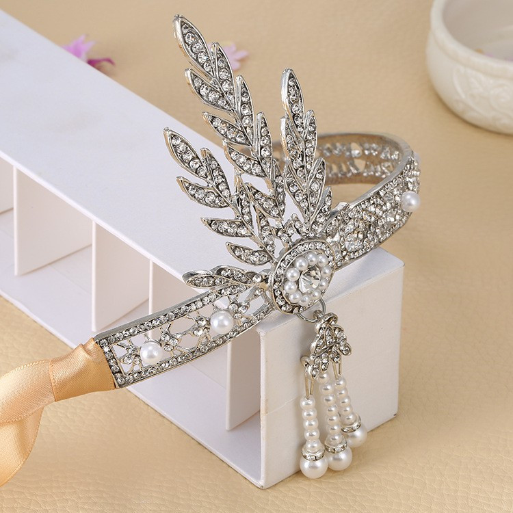 Діадема для нареченої весільна тіара Великий Гетсбі Київ - фото 5