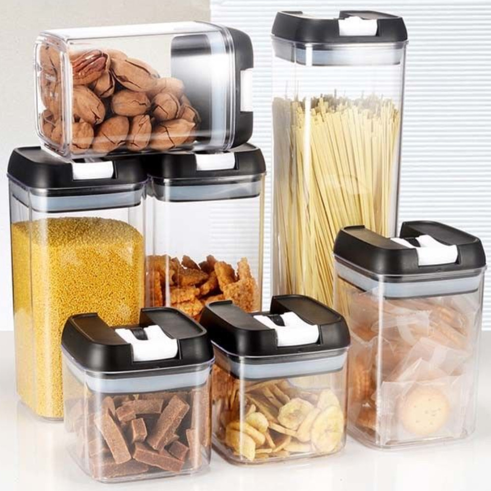 Набір контейнерів 7 шт для сипучих Food storage container / Органайзери для круп Київ - фото 8