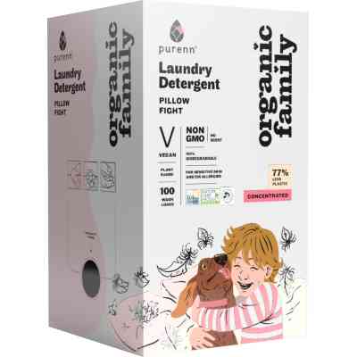 Гель для стирки Purenn Organic Family Pillow Flight для чувствительной кожи склонной к аллергии Неароматизированный 3 л (4751024881170) Винница