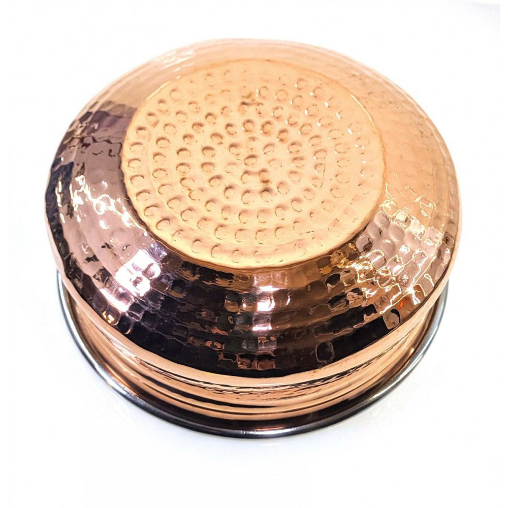 Блюдо из нержавеющей стали и меди Киев - изображение 2