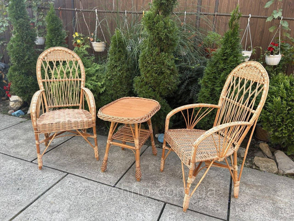 Стулья плетеные с журнальным столом Киев - изображение 6