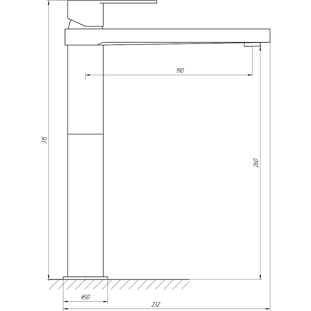 Змішувач для умивальника TOPAZ SARDINIA TS 08223-H20-BB Луцк - изображение 5