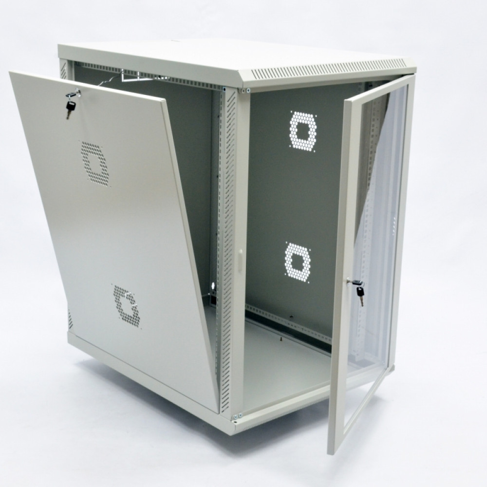 Шафа серверна CMS 18U 600 х 800 х 907 UA-MGSWA188G для мережевого обладнання Київ - фото 3