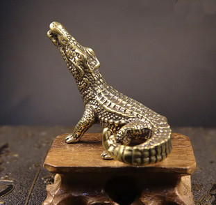 Фігурка із бронзи мініатюра Крокодил Київ - фото 1