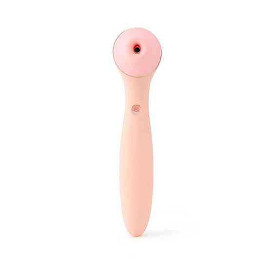 Вакуумний стимулятор з вібратором KISSTOY Polly Max Pink Sex Aura Київ