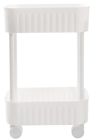 Етажерка 2-х ярусна Violet House 6021 Honeycomb WHITE 17х27х43 см (7040719) Київ