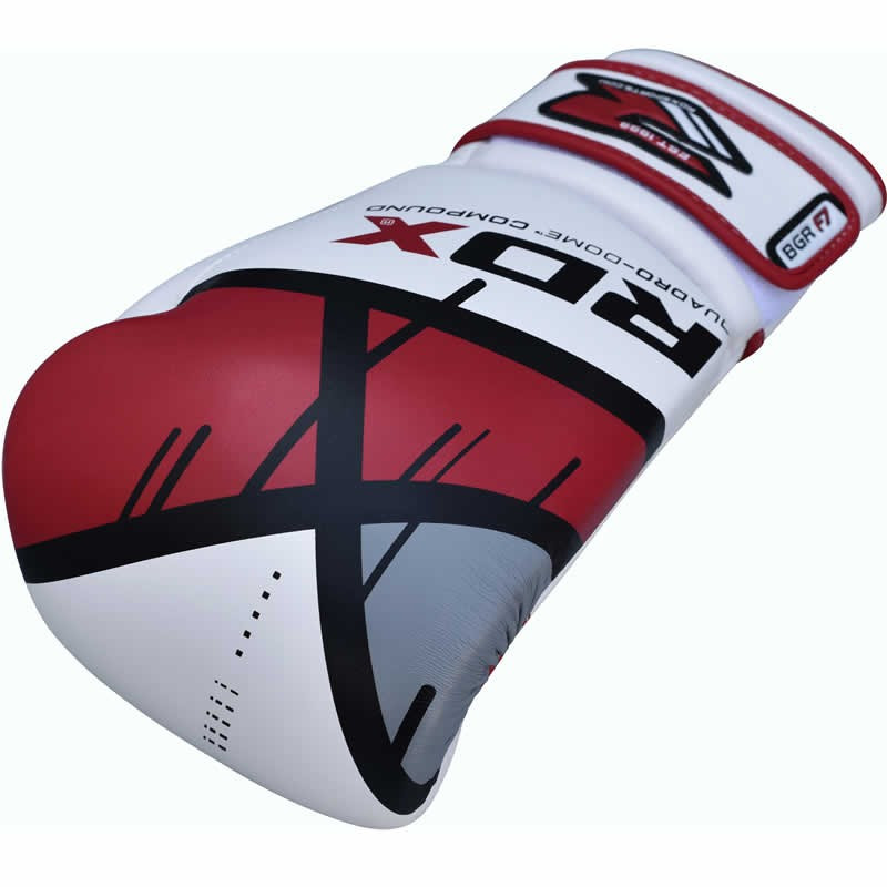 Боксерські рукавички RDX Rex Leather Red 10 ун. Кам'янське - фото 2