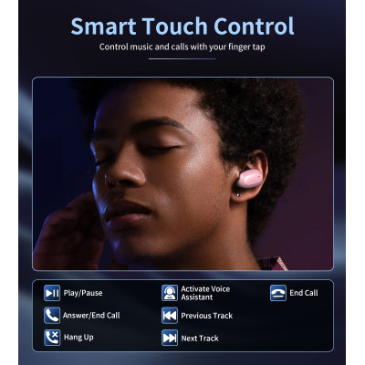 Навушники Choetech TWS Small Cube Pink (BH-T23-PK) Вінниця - фото 6