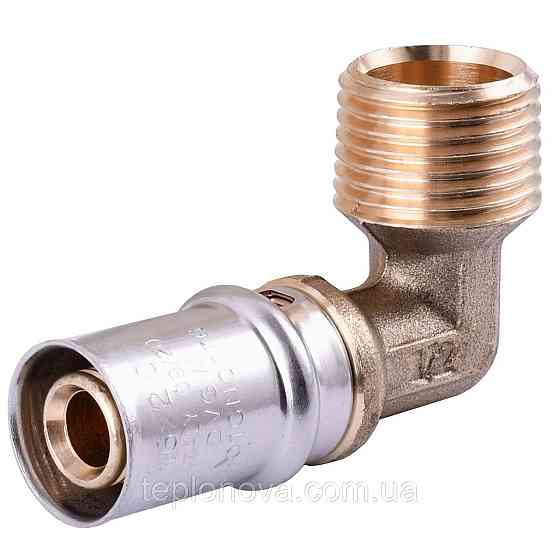 Уголок с наружной резьбой пресс APE AP 153 1/2″х16 ITALY Черновцы