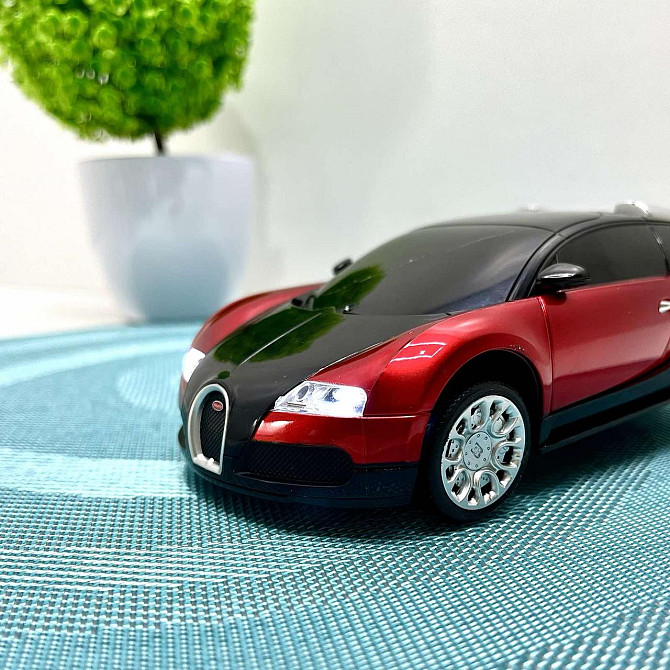 Машинка bugatti veyron на радіокеруванні Автосвіт масштаб 1:18 Чорна з червоним (AR-2319) Чернігів - фото 6