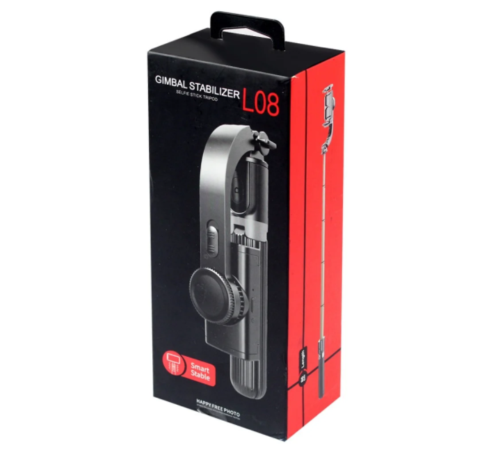 Стабілізатор телефону Gimbal L08. Штатив тримач телефону з Bluetooth пультом дистанційного керування Дніпро - фото 4