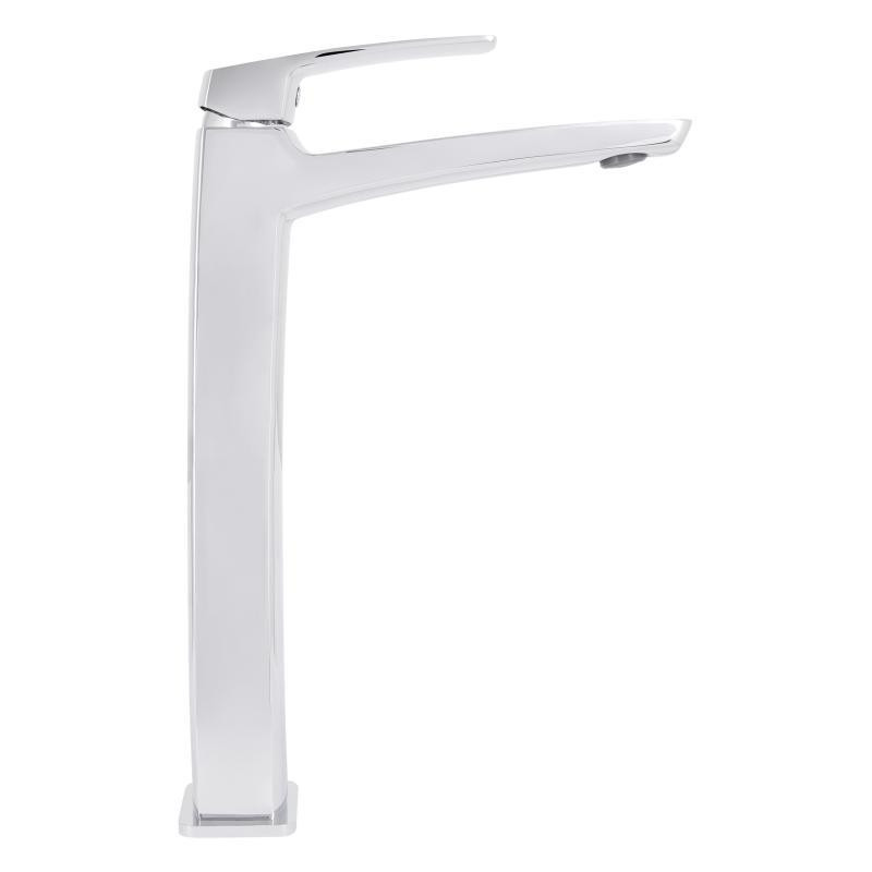 Смеситель для раковины Qtap Tern QTTER269CRM47585 (k30), однорычажный, высокий, Chrome Харьков - изображение 4