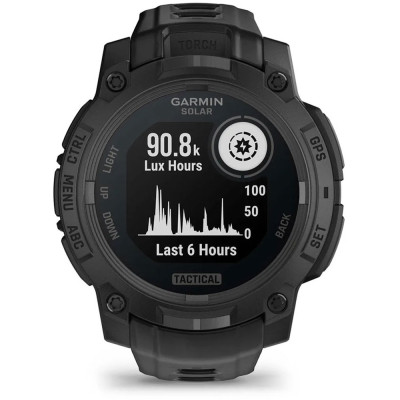 Смарт-часы Garmin Instinct 3, Tactical, Solar, 45mm, Black, GPS смарт-годинник (010-02934-50) Винница - изображение 6