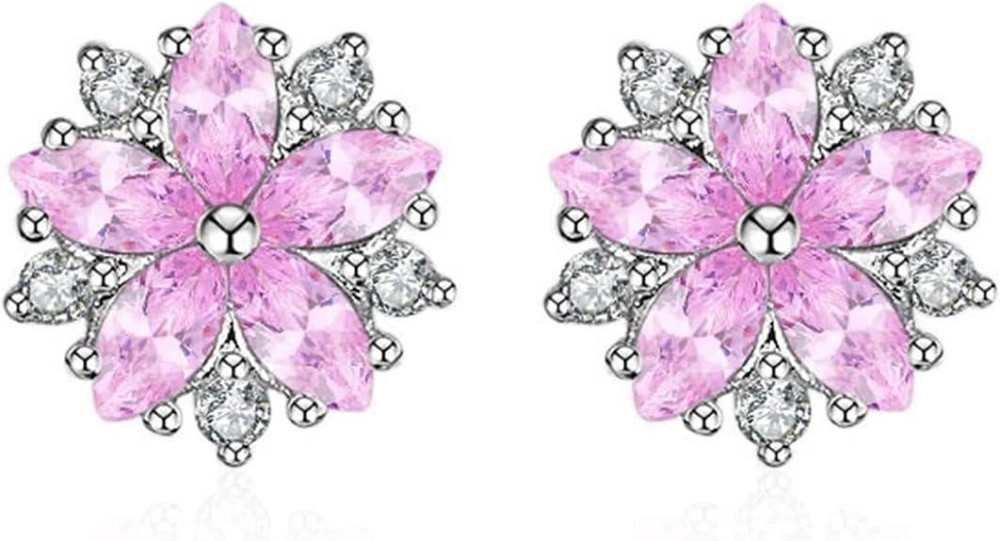 Біжутерія Жіночі сережки-гвоздики Сережки з нержавіючої сталі CZ Гіпоалергенні гвоздики з кубічного цирконія Дніпро - фото 3