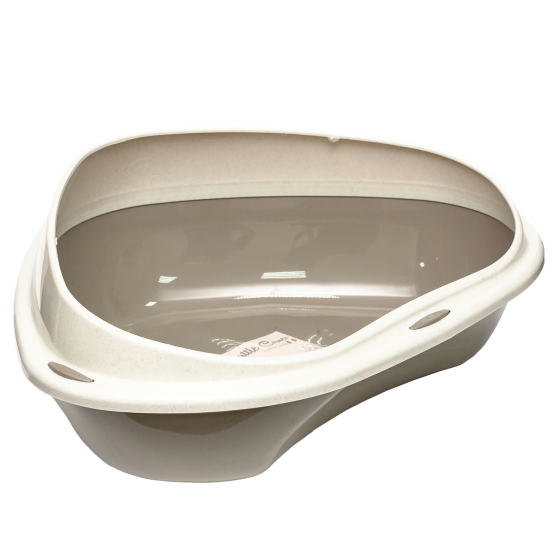 Кутовий туалет для котів Shuttle Corner з бортиком, розмір 49 x 40 x 17.5 см Вінниця