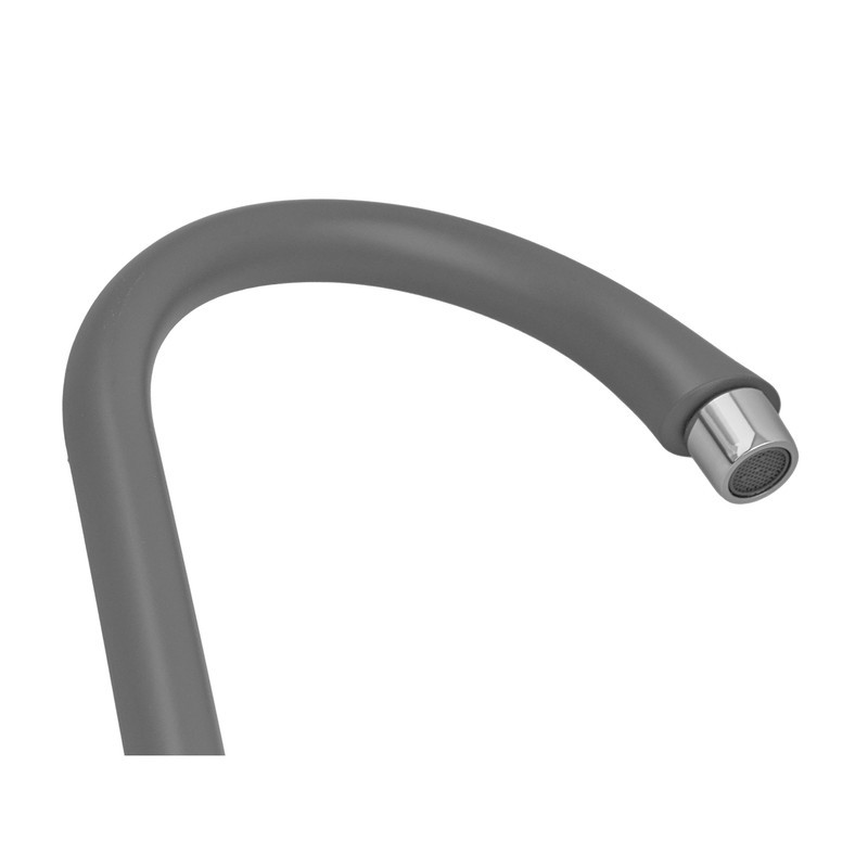 Змішувач для кухні Plamix Mario-011 Graphite (без підведення) (Колір графіт) (PM6099)   ( 21357 ) Харьков - изображение 11