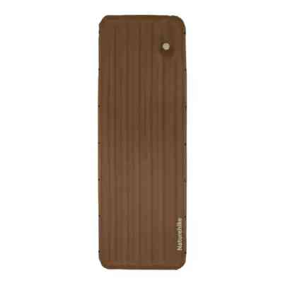 Матрас надувной Naturehike CNK2450WS035, 198х68х9.5 см, коричневий із вбудованою помпою (6927595796955) Вінниця
