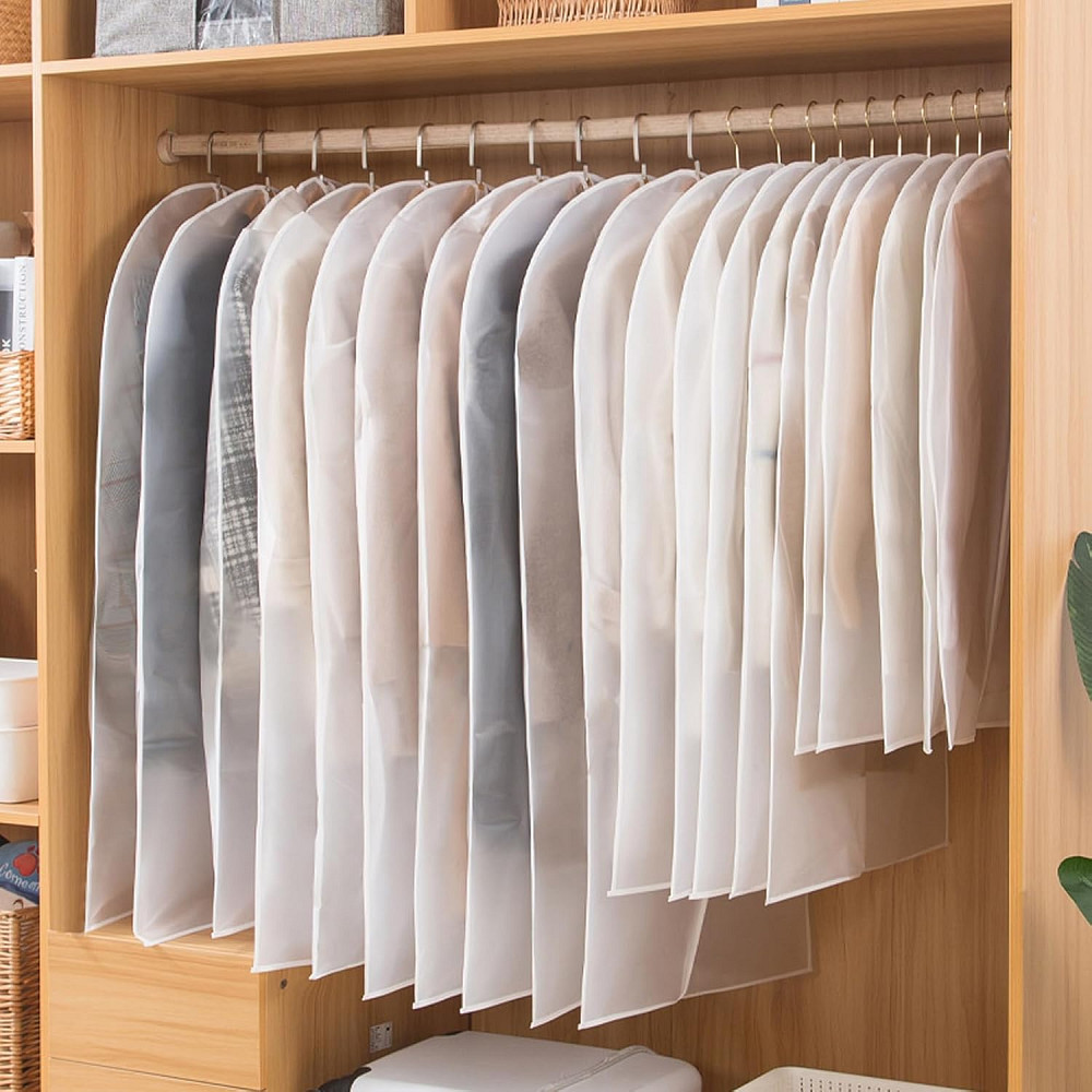 Чехол для одежды 60х100 прозрачный белый 5шт Винница - изображение 5