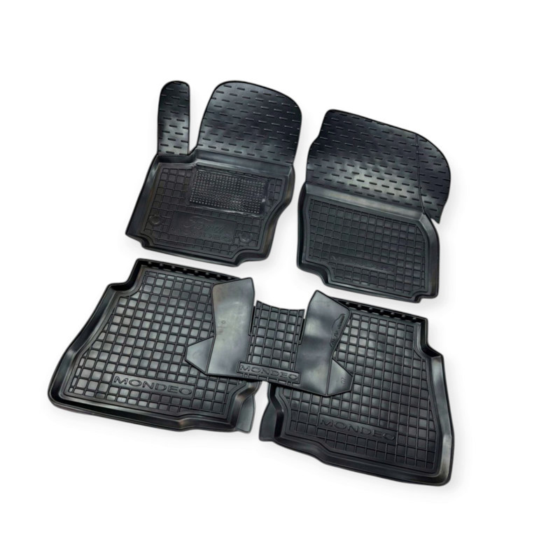 Килимки Ford mondeo iv,v, fusion США 2007-2021, s-max 2006-2014 борт 2,5см, з перемичкою салону Мукачево - фото 1